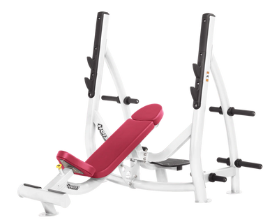 Hoist Fitness CF3172 Commercial Incline Olympic Bench with Storage - Fitness Outlet 