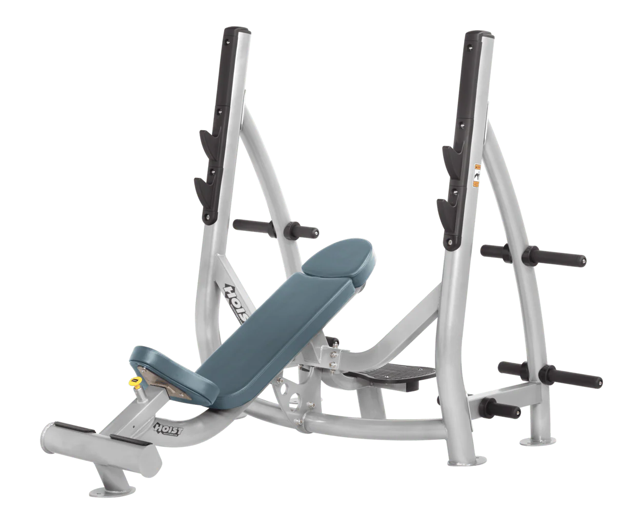 Hoist Fitness CF3172 Commercial Incline Olympic Bench with Storage - Fitness Outlet 