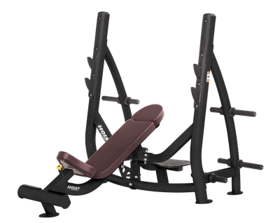 Hoist Fitness CF3172 Commercial Incline Olympic Bench with Storage - Fitness Outlet 