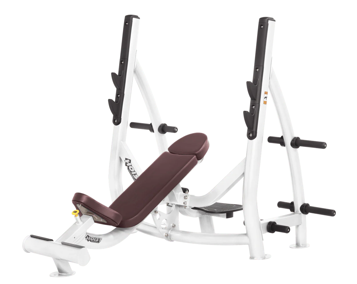 Hoist Fitness CF3172 Commercial Incline Olympic Bench with Storage - Fitness Outlet 