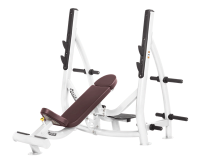 Hoist Fitness CF3172 Commercial Incline Olympic Bench with Storage - Fitness Outlet 
