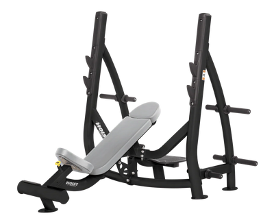 Hoist Fitness CF3172 Commercial Incline Olympic Bench with Storage - Fitness Outlet 