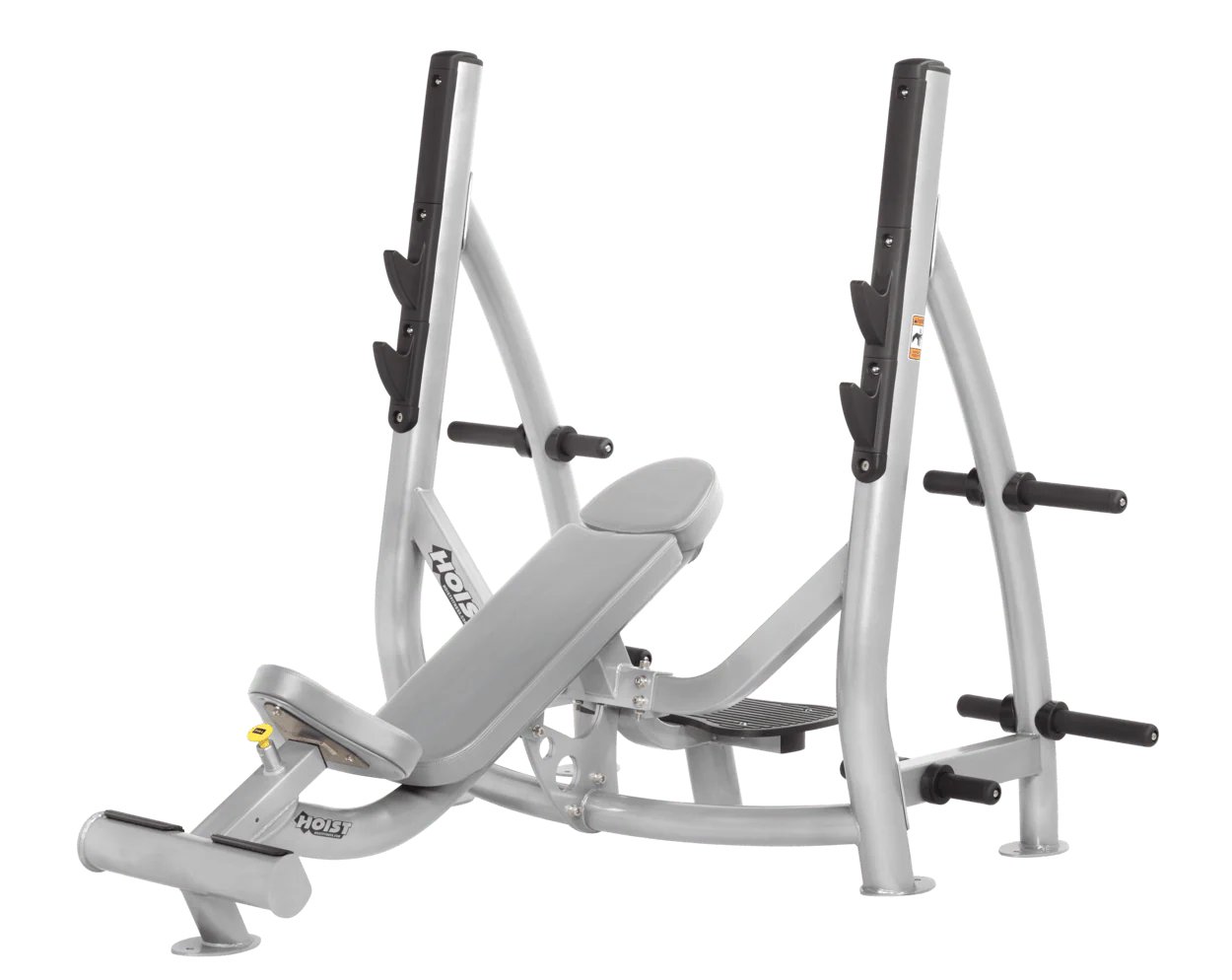 Hoist Fitness CF3172 Commercial Incline Olympic Bench with Storage - Fitness Outlet 