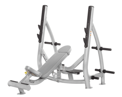 Hoist Fitness CF3172 Commercial Incline Olympic Bench with Storage - Fitness Outlet 