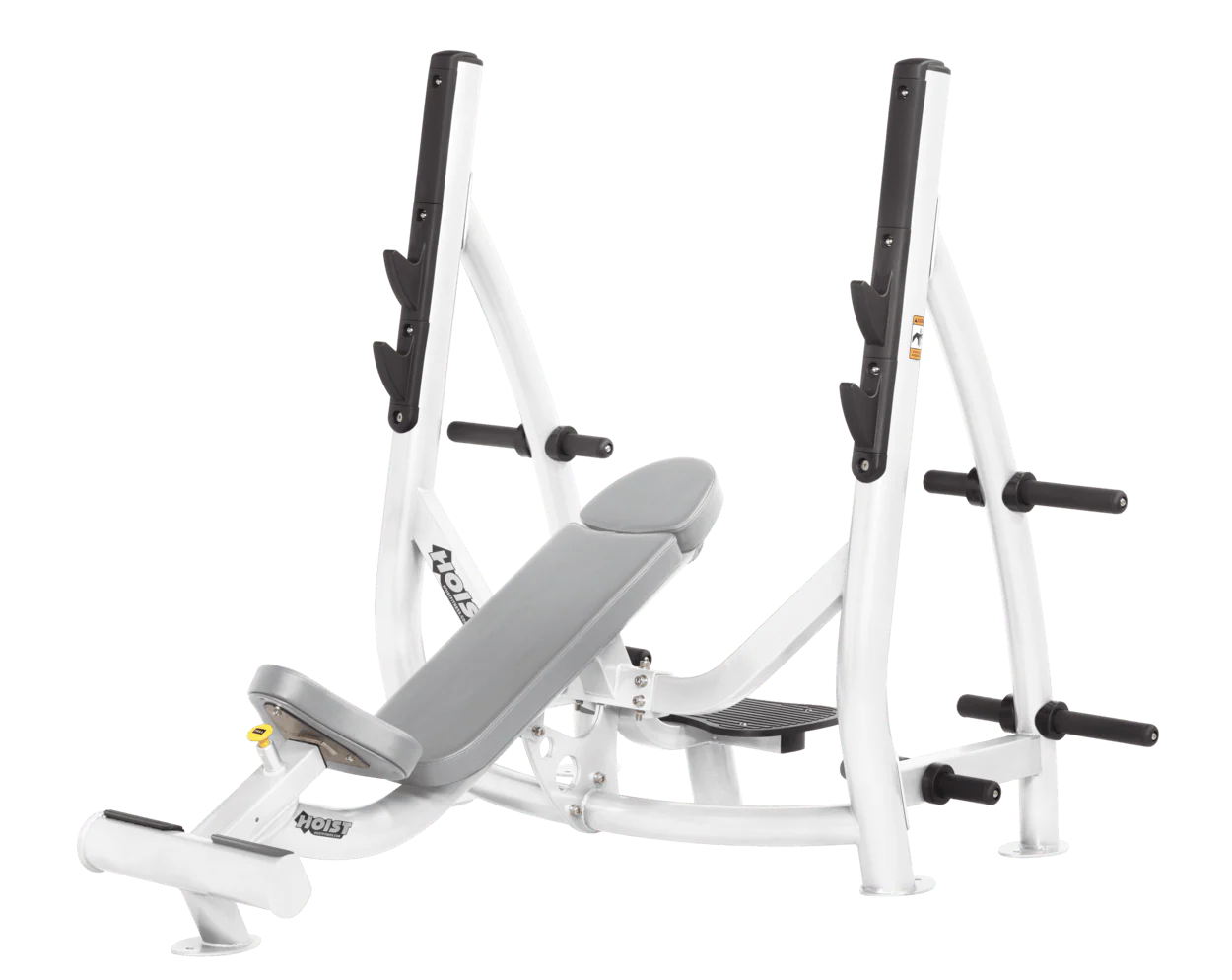 Hoist Fitness CF3172 Commercial Incline Olympic Bench with Storage - Fitness Outlet 
