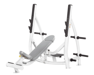 Hoist Fitness CF3172 Commercial Incline Olympic Bench with Storage - Fitness Outlet 