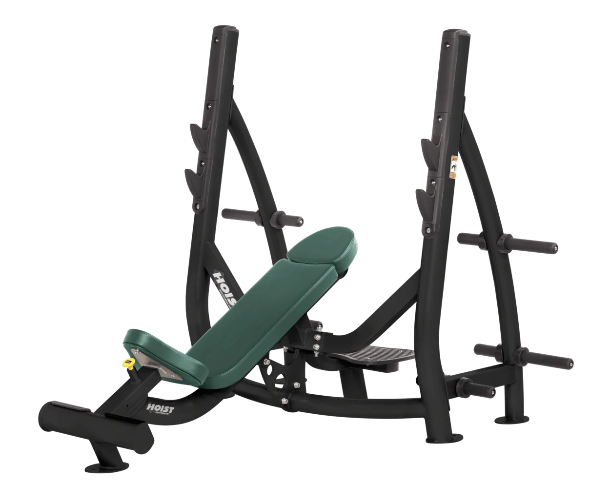 Hoist Fitness CF3172 Commercial Incline Olympic Bench with Storage - Fitness Outlet 