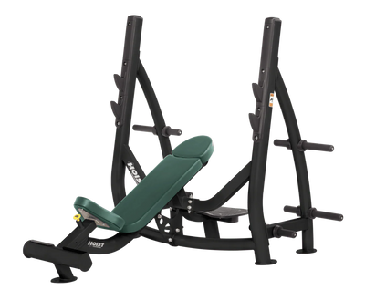 Hoist Fitness CF3172 Commercial Incline Olympic Bench with Storage - Fitness Outlet 
