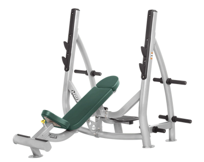 Hoist Fitness CF3172 Commercial Incline Olympic Bench with Storage - Fitness Outlet 