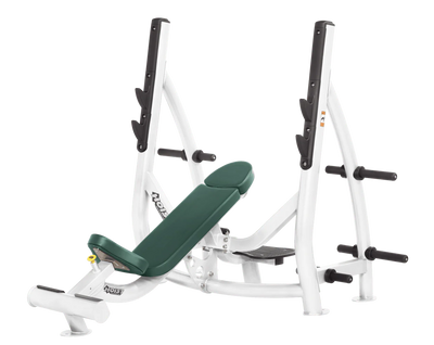 Hoist Fitness CF3172 Commercial Incline Olympic Bench with Storage - Fitness Outlet 