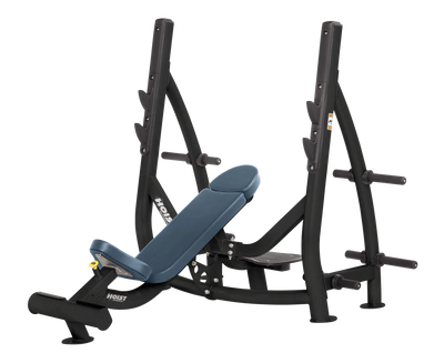 Hoist Fitness CF3172 Commercial Incline Olympic Bench with Storage - Fitness Outlet 