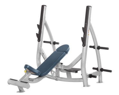 Hoist Fitness CF3172 Commercial Incline Olympic Bench with Storage - Fitness Outlet 