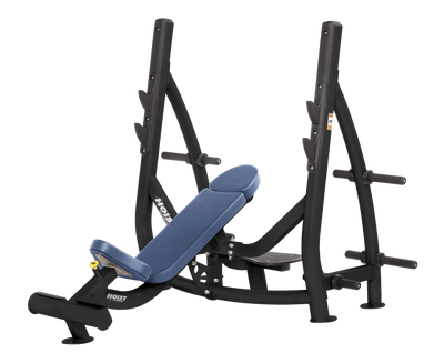 Hoist Fitness CF3172 Commercial Incline Olympic Bench with Storage - Fitness Outlet 