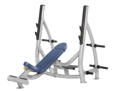 Hoist Fitness CF3172 Commercial Incline Olympic Bench with Storage - Fitness Outlet 
