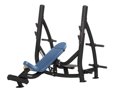 Hoist Fitness CF3172 Commercial Incline Olympic Bench with Storage - Fitness Outlet 