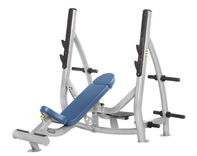 Hoist Fitness CF3172 Commercial Incline Olympic Bench with Storage - Fitness Outlet 