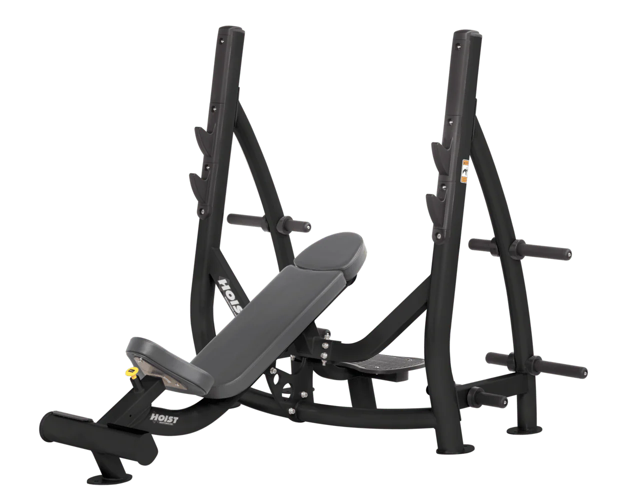 Hoist Fitness CF3172 Commercial Incline Olympic Bench with Storage - Fitness Outlet 