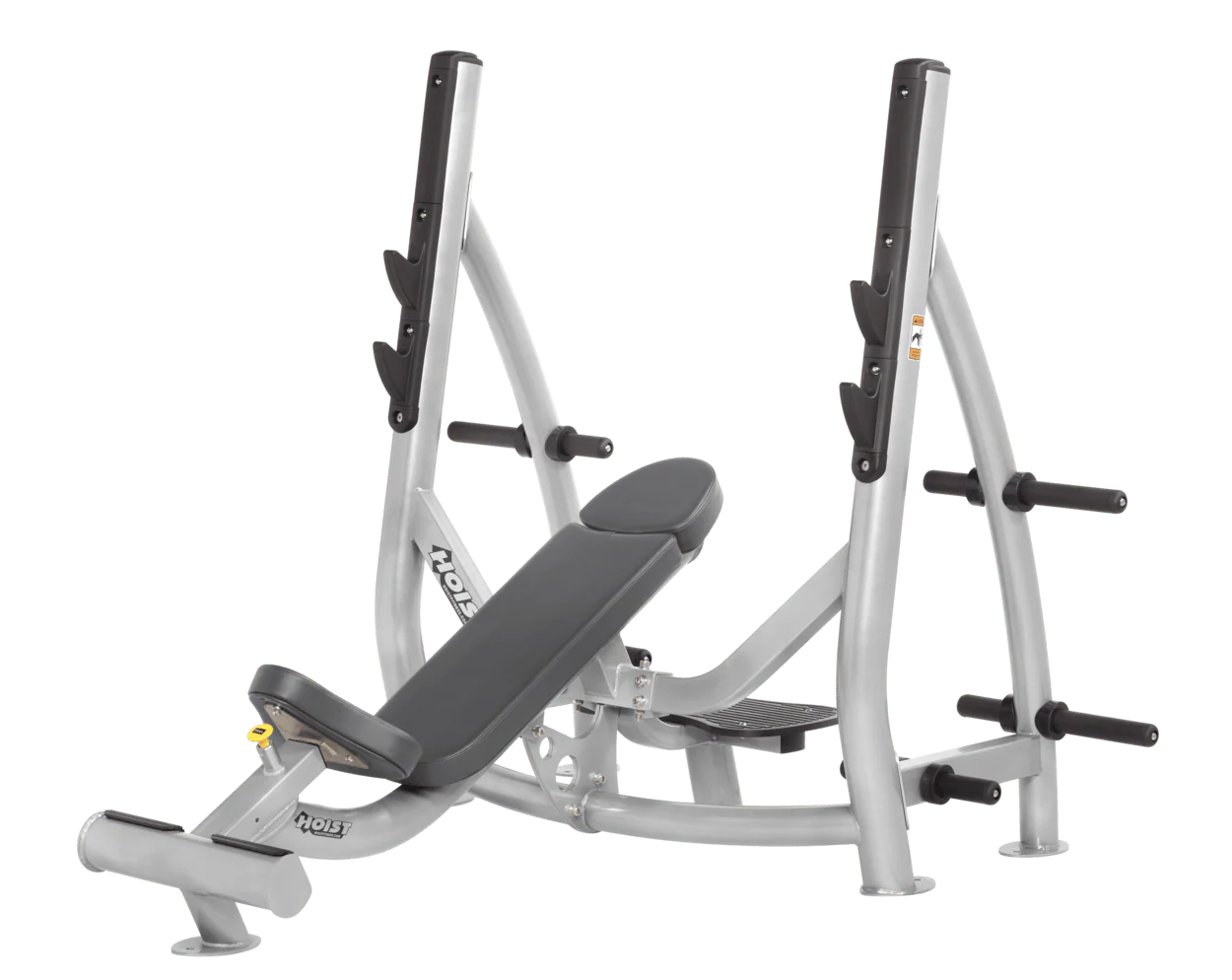 Hoist Fitness CF3172 Commercial Incline Olympic Bench with Storage - Fitness Outlet 