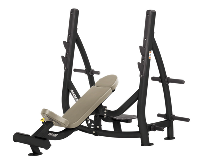 Hoist Fitness CF3172 Commercial Incline Olympic Bench with Storage - Fitness Outlet 