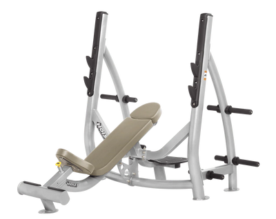 Hoist Fitness CF3172 Commercial Incline Olympic Bench with Storage - Fitness Outlet 