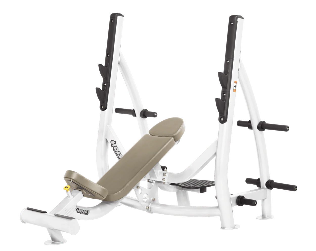 Hoist Fitness CF3172 Commercial Incline Olympic Bench with Storage - Fitness Outlet 