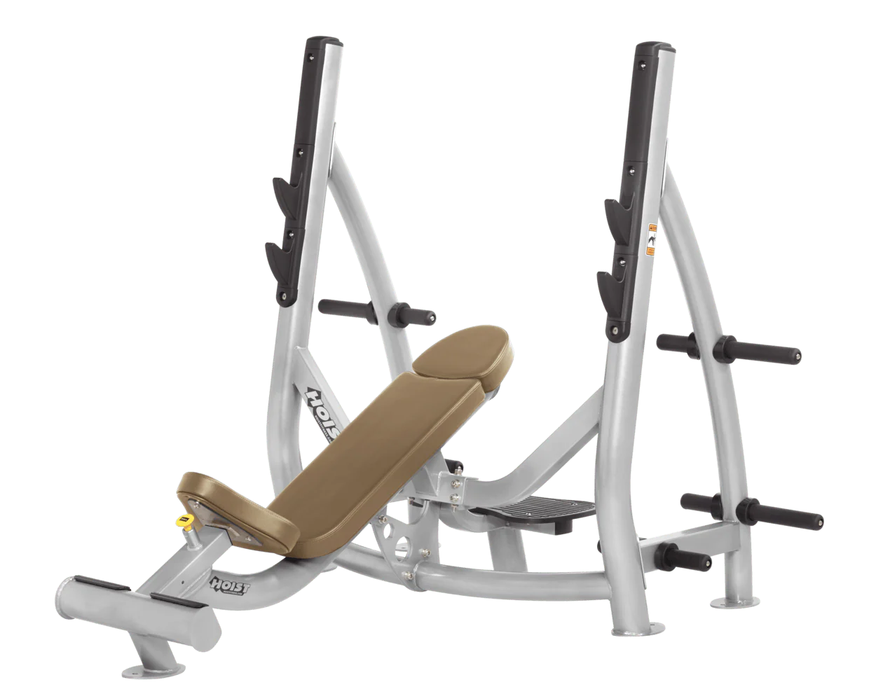 Hoist Fitness CF3172 Commercial Incline Olympic Bench with Storage - Fitness Outlet 