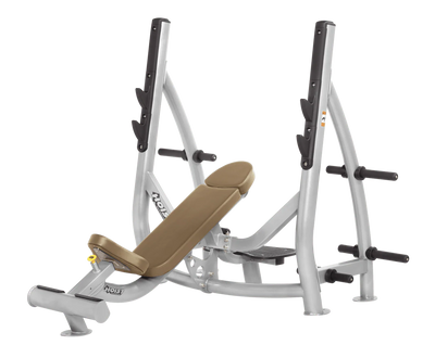 Hoist Fitness CF3172 Commercial Incline Olympic Bench with Storage - Fitness Outlet 