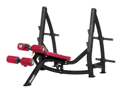 Hoist Fitness CF3177 Commercial Decline Olympic Bench - Fitness Outlet 