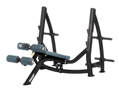 Hoist Fitness CF3177 Commercial Decline Olympic Bench - Fitness Outlet 
