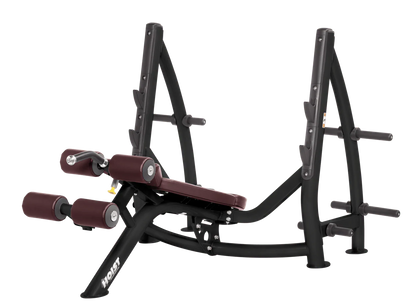 Hoist Fitness CF3177 Commercial Decline Olympic Bench - Fitness Outlet 