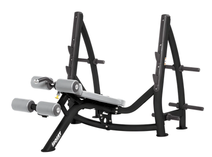 Hoist Fitness CF3177 Commercial Decline Olympic Bench - Fitness Outlet 
