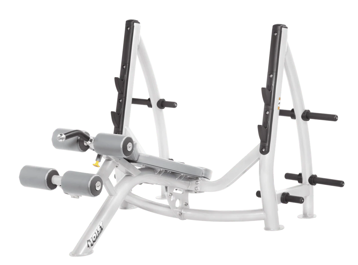 Hoist Fitness CF3177 Commercial Decline Olympic Bench - Fitness Outlet 