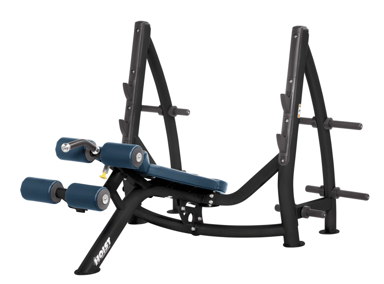 Hoist Fitness CF3177 Commercial Decline Olympic Bench - Fitness Outlet 