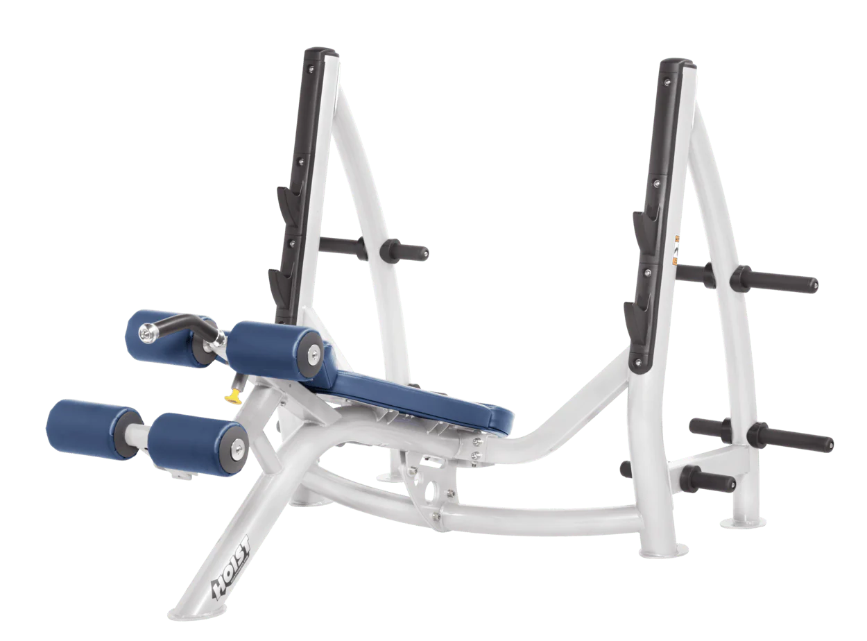 Hoist Fitness CF3177 Commercial Decline Olympic Bench - Fitness Outlet 