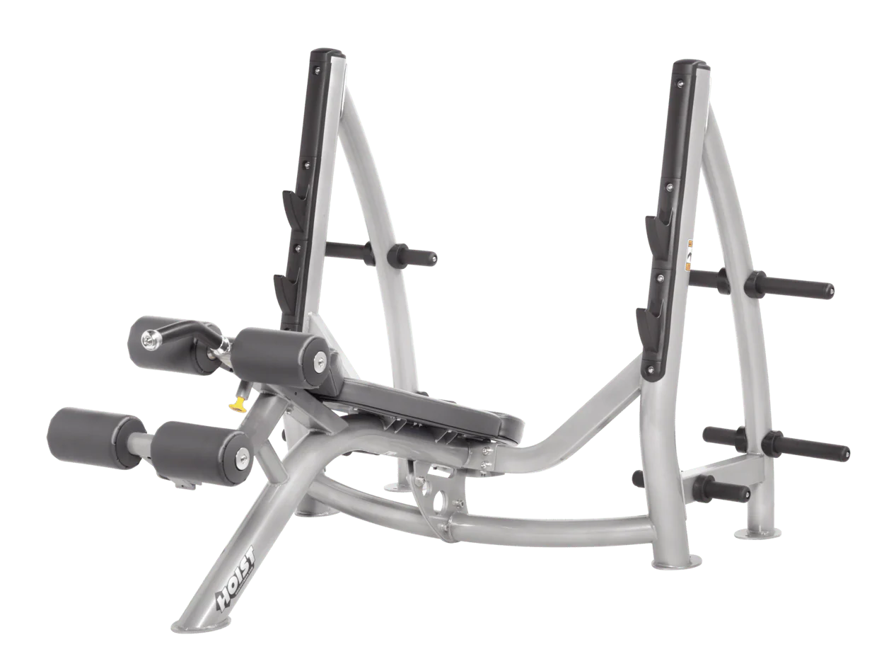 Hoist Fitness CF3177 Commercial Decline Olympic Bench - Fitness Outlet 