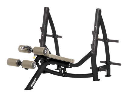 Hoist Fitness CF3177 Commercial Decline Olympic Bench - Fitness Outlet 
