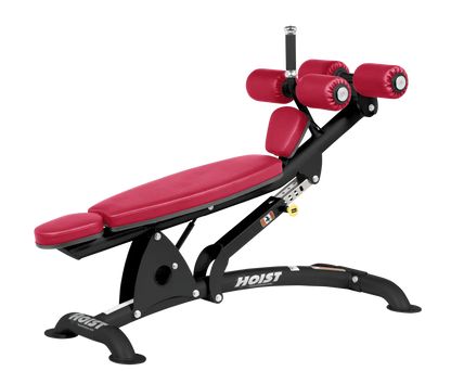 Hoist Fitness CF3264 Commercial Adjustable Decline Ab Bench - Fitness Outlet 