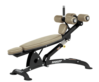 Hoist Fitness CF3264 Commercial Adjustable Decline Ab Bench - Fitness Outlet 