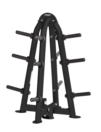 Hoist Fitness CF3444 Commercial Four Sided Olympic Plate Tree - Fitness Outlet 