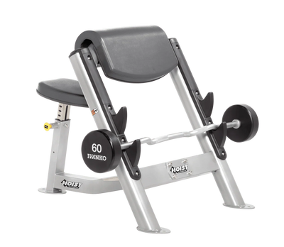 Hoist Fitness CF3550 Commercial Preacher Curl - Platinum 