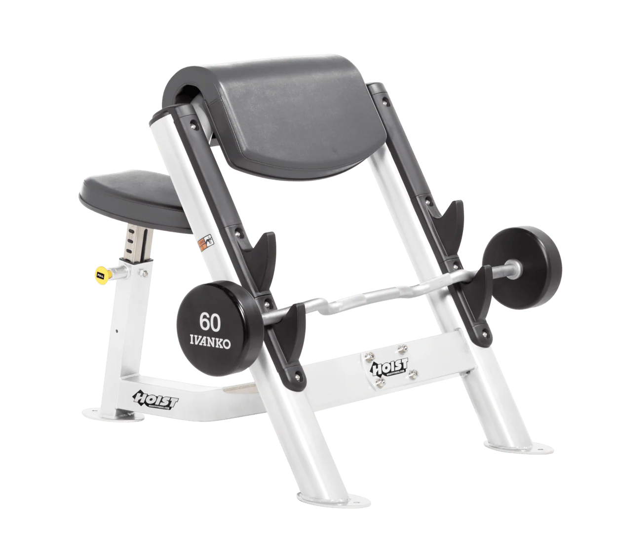 Hoist Fitness CF3550 Commercial Preacher Curl - Fitness Outlet 