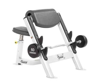 Hoist Fitness CF3550 Commercial Preacher Curl - White 