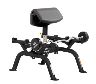 Hoist Fitness CF3555 Commercial Standing Preacher Curl - Fitness Outlet 