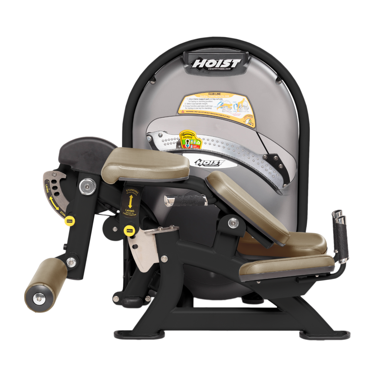 Hoist Fitness CL3408 Standing / Prone Leg Curl - Fitness Outlet 