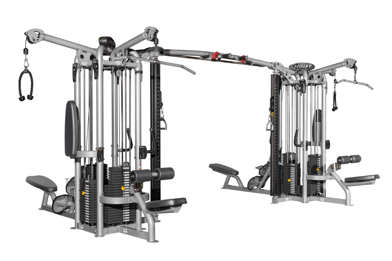 HOIST Fitness 9 Station Dual Pod CMJ6000-2 - Platinum 