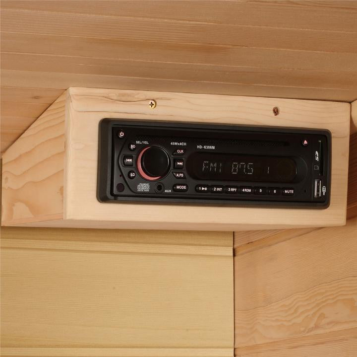 Golden Designs  Maxxus 2-Person Low EMF (Under 8MG) FAR Infrared Sauna (Canadian Red Cedar)