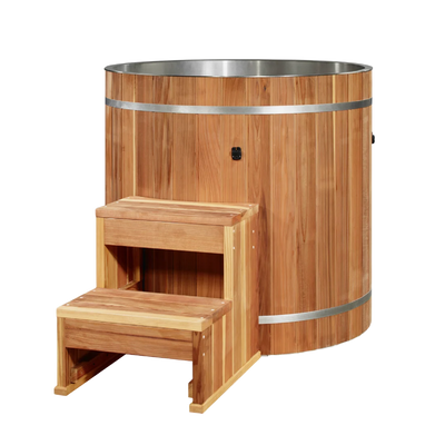 Barrel Plunge - Cedar, Stainless Steel
