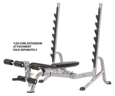 Hoist HF 5170 7 POSTION FID OLYMPIC BENCH WITH LEG CURL ATTACHMENT (SOLD SEPARATELY)