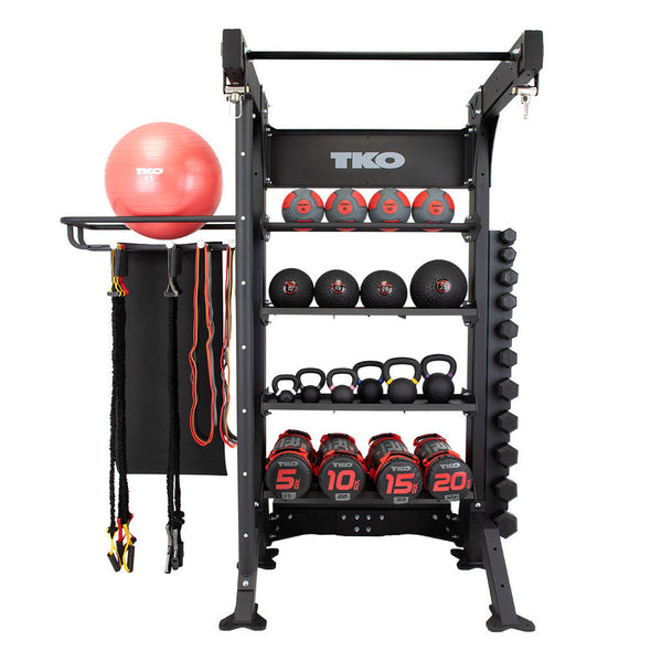 Optimize Gym Space with TKO Strength Free Standing Suspension Bay