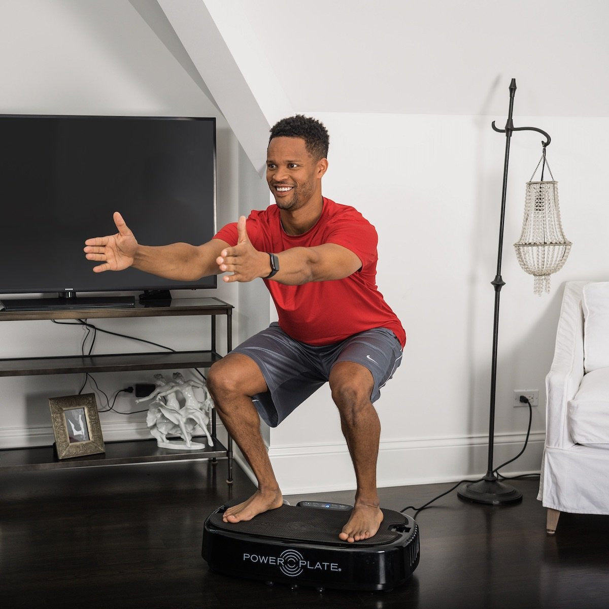 Power Plate Personal Vibrating Exercise Tool Black Power Plate Personal Vibrating Exercise Tool Black
